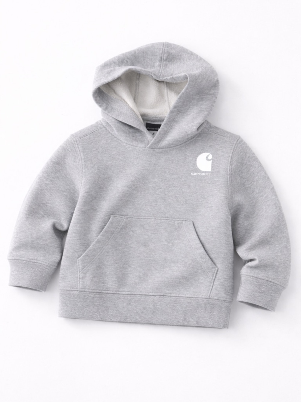 Carhartt Kids Heather Gray Logo Hooded Pullover